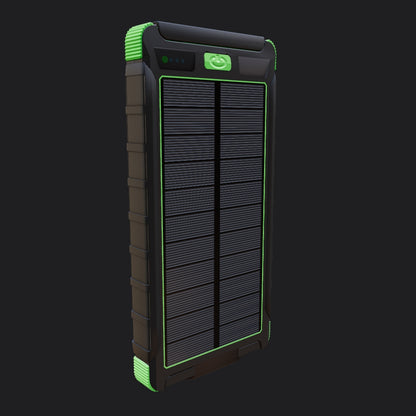 Solar Charging Power Bank - Green